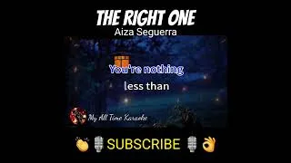 Thumbnail: The Right One shorts #aizaseguerra #aiza #karaoke