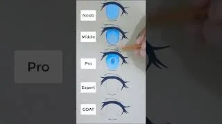 Thumbnail: How to Draw Anime Eyes #shorts