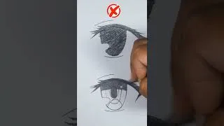 Thumbnail: How To Draw Anime Eyes #shorts