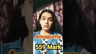 Thumbnail: Annapurna Tripathy, 559 Mark in chse Exam. +2 Odisha topp,ers #hksir #chseresult #shorts #topper