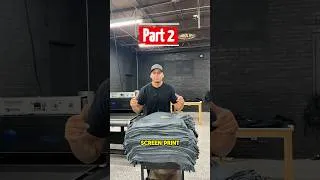 Thumbnail: How Fast can I Screen Print 😅(part 2). #screenprinting #tshirtdesign #chicago #shorts