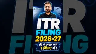 Thumbnail: ITR Filing Online 2026-27 | How to File ITR For Salary Person | Income Tax Return Filing 2026-27