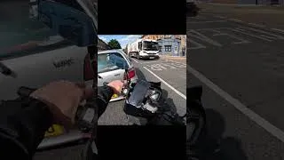 Thumbnail: Two Near Misses While Motovlogging: Close Calls Caught on Camera #shorts