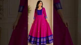 Thumbnail: Anarkali Dress #anarkalistiching# #stitching #shortvideo #anarkalidress #cuttingandstitching