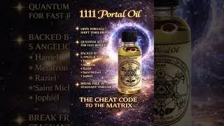 Thumbnail: 1111 Portal Oil 🌀Timeline Jump Fast—Stop Waiting, Open The Portal Now #manifestation #alchemy #1111
