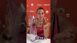 Thumbnail: CONGRATS WORLD’S NO. 1 ARYNA SABALENKA! #sabalenka