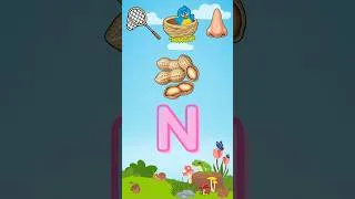 Thumbnail: N for net | alphabet for kids | phonics song | english alphabet | एबीसीडी #abcd #shorts #ytshorts