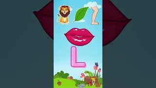 Thumbnail: L for Lion | alphabet for kids | phonics song english alphabet |एबीसीडी #abcd #shorts #ytshorts