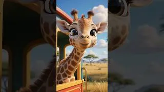 Thumbnail: Animal Train for Kids | Learn Elephant, Lion, Panda, Giraffe & Dinosaur | Fun Preschool Learning