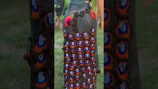 Thumbnail: Peacock Dress! #crochetdesign #crochetfashion