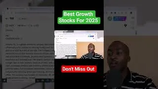 Thumbnail: Best growth stocks for 2025 #growthstocks