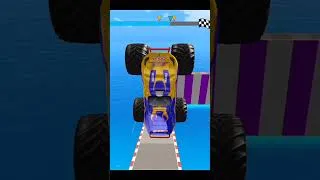 Thumbnail: Monster Truck Stunt Racing 3D | Impossible Ramp Car Racing 3D | #shorts #ytshorts #youtubeshorts