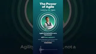Thumbnail: Agility is a behavior, not a framework