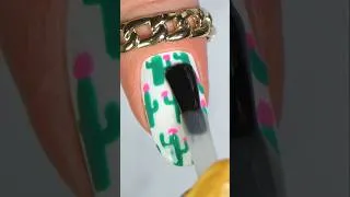 Thumbnail: Cute Cacti Nail Design 🌵💅 #nails #nailart #naildesign