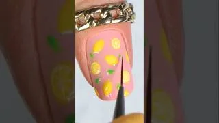Thumbnail: Cute Lemon Nail Art Idea 🍋 #nails #nailart #lemonnails