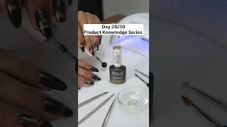 Thumbnail: Black Glass Cateye Gelpolish #nailartkit #shills #nailproducts #nailgelpolish #cateye #nailartcourse
