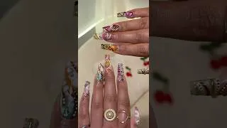 Thumbnail: my client asked for a freestyle 😳 how did i do? #gelxnails #geldesign
