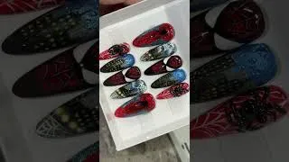 Thumbnail: 🕷️ #spiderman #nailart