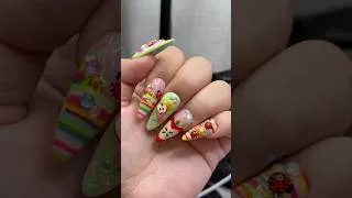 Thumbnail: Come with me to create some fun and colorful nails! #naildesign #nailvlog #pressonnails