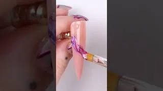 Thumbnail: Marble Swirl Nail | Easy + Effective Technique! 💖💖