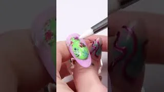 Thumbnail: 3D Floral Beetle Nail! 🪲🌼 | Not a Nail Tech