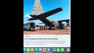 Thumbnail: The US is supposed to be withdrawing 5,000 troops out of Germany, but….
