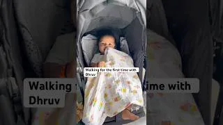 Thumbnail: First time walk with dhruv❤️ #walking #fyp #relatable #reels #shorts #subscribe # #tagsomeone