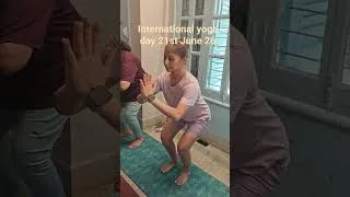 Thumbnail: Celebrating International yoga Day 21st June 26...#yoga #healthylifestyle #flexibility #focus #love
