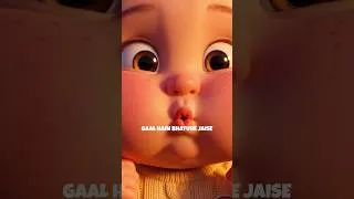 Thumbnail: Muh Mein Ek Bhi Daant Nahi 👶 Naughty Baby Song | Golu Molu Potato #Shorts