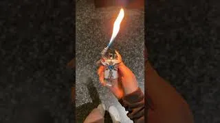 Thumbnail: Angel Wings Vintage Double Flame Lighter 🔥🕊️ | Luxury Design #shorts