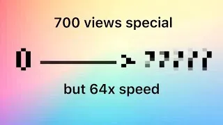 Thumbnail: Numbers 0 To Killillion, but 64x speed! 700 views special!