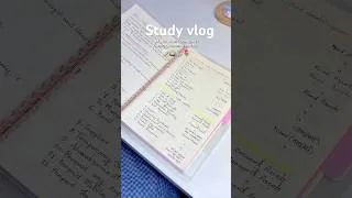 Thumbnail: Study vlog 📝🎧 #study #aesthetic #handwriting #studyvlog #shorts #shortvideo #shortsfeed #study