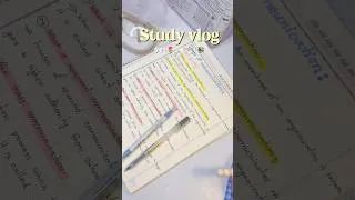 Thumbnail: Study vlog📝🎧 #study #studymotivation #shorts #shortvideo #shortsfeed #cute #stationery #studyvlog