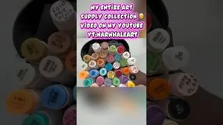Thumbnail: My Entire Art Supply Collection!!! 🤩💖 #art