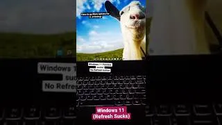 Thumbnail: Windows 11 Refresh Sucks #win11 #windows11 #Shorts