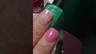Thumbnail: Pink Polka Dots Nail Art Tutorial #shorts