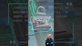 Thumbnail: Cybersecurity is not a battle of machines #cybersecurity #hacker