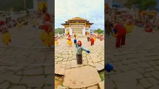 Thumbnail: Why she swinging the stick like that in Bhutan🤨 @insta360