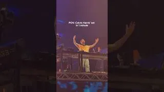 Thumbnail: POV: Calvin Harris’ set in 1-minute #calvinharris #ultraeurope #tomorrowland #edm #rave