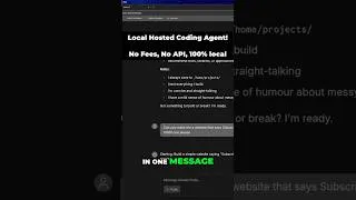 Thumbnail: Replacing Claude Code with a self-hosted coding agent! #homelab #ollama #qwen3.5