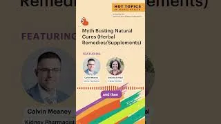 Thumbnail: Myth Busting Natural Cures #kidneyhealth #podcast #heartyourkidneys #kidneystrong
