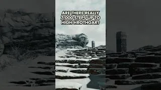 Thumbnail: Are there really 7000 Steps to High Hrothgar? #skyrim #elderscrolls #elderscrollsvskyrim