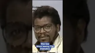 Thumbnail: Wee Gee: Why he left The Dramatics #interview #classic #Dramatics #Wee Gee #natmorris