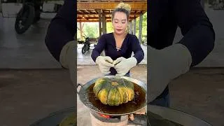 Thumbnail: Cooking yummy deep fry pumpkin steam recipe