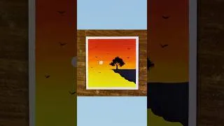 Thumbnail: Easy sunset painting - nature #painting painting ￼