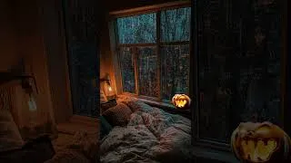 Thumbnail: Stop Overthinking & Sleep Instantly with Heavy Rain and Thunder on Window #relax #rainandthunder