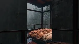 Thumbnail: Heavy Stormy Night with Torrential Rainstorm & Huge Thunder on Window  #rainatnight #relax