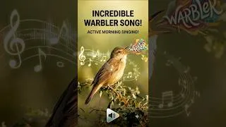 Thumbnail: Marsh Warbler Morning Birdsong |  Nature ASMR for Stress Relief (No Music) #Shorts
