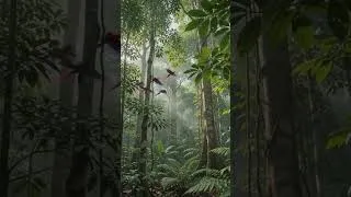 Thumbnail: 🌿 Hidden Rainforest Paradise | Peaceful Nature Sounds & Cinematic Forest #nature#shorts