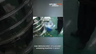 Thumbnail: Vibratory screening machine for powder materials , fine powder sieving for industrial
